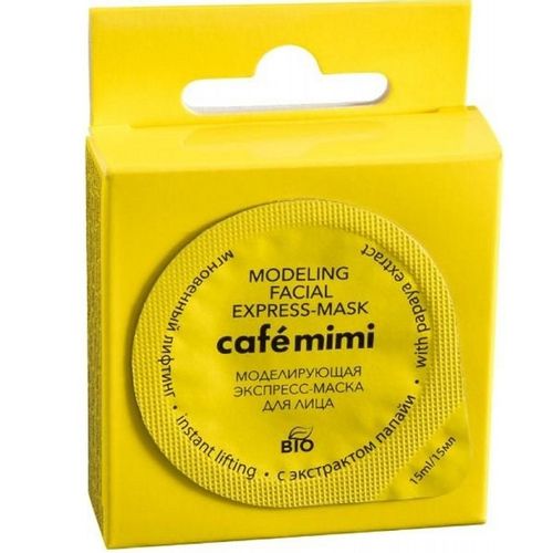 CAFE MIMI ЭКСПРЕСС-МАСКА Д/ЛИЦА МОДЕЛИР МГНОВЕН ЛИФТ КОСМЕТИЧЕСКАЯ МАСКА 15 МЛ №1