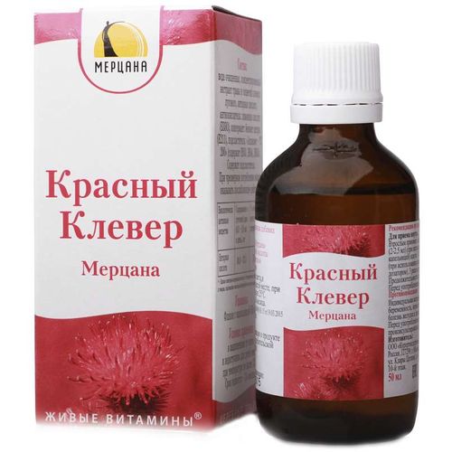 КРАСНЫЙ КЛЕВЕР "МЕРЦАНА" КАПЛИ ДЛЯ ПРИЕМА ВНУТРЬ  50 МЛ №1