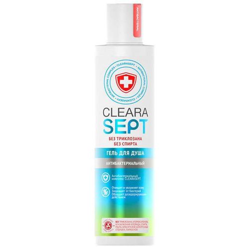 CLEARASEPT ANTI-ACNE ГЕЛЬ ДЛЯ ДУША АНТИБАКТЕРИАЛЬНЫЙ ГЕЛЬ 200 МЛ №1