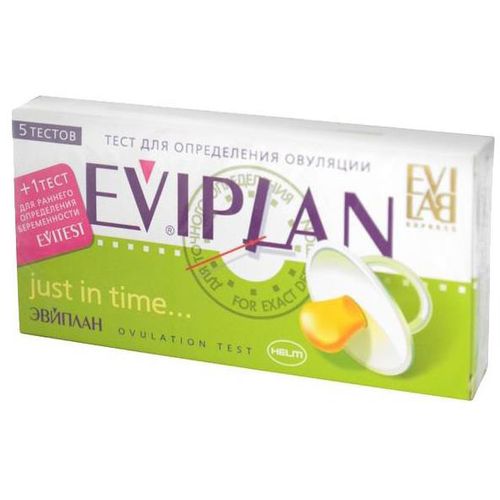 EVIPLAN ТЕСТ НА ОВУЛЯЦИЮ ТЕСТ НА ОВУЛЯЦИЮ №5