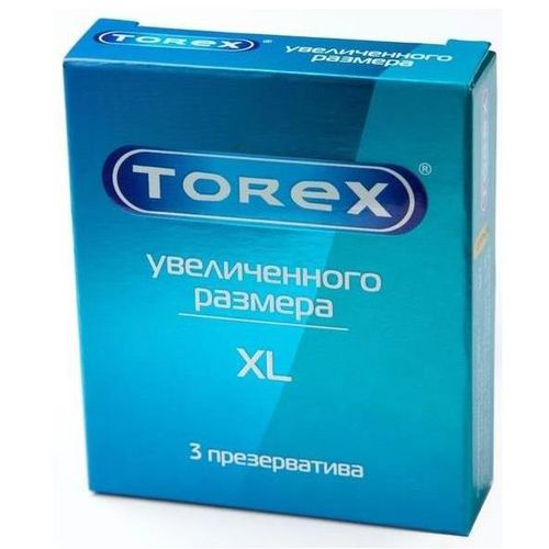 TOREX ПРЕЗЕРВАТИВЫ УВЕЛИЧЕННОГО РАЗМЕРА XL ПРЕЗЕРВАТИВ    №3