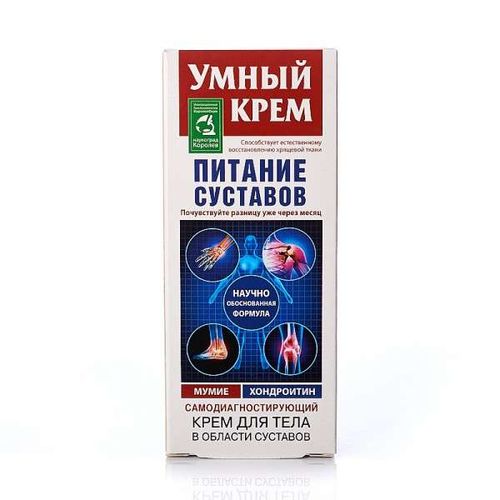 УМНЫЙ КРЕМ Д/ТЕЛА В ОБЛАСТИ СУСТАВОВ ПИТАНИЕ МУМИЕ/ХОНДРОИТИН КОСМЕТИЧЕСКИЙ КРЕМ 200 МЛ №1