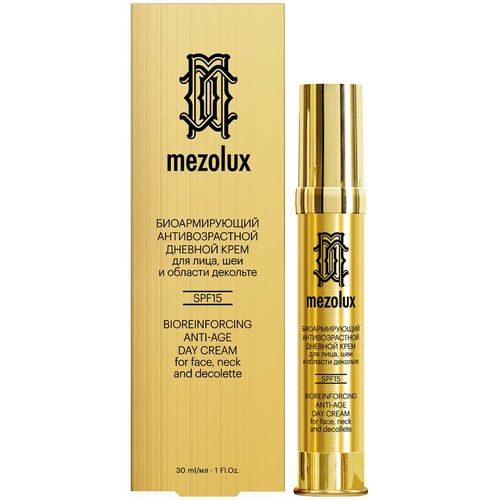 LIBREDERM MEZOLUX БИОАРМИРУЮЩИЙ КРЕМ Д/ЛИЦА/ШЕИ/ДЕКОЛЬТЕ АНТИВОЗРАСТНОЙ ДНЕВНОЙ SPF15 КОСМЕТИЧЕСКИЙ КРЕМ  30 МЛ №1