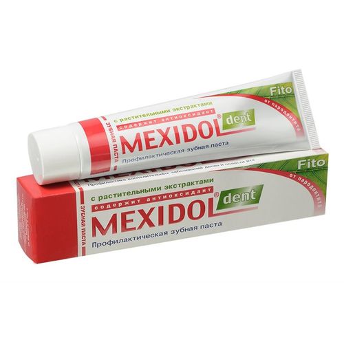 MEXIDOL DENT FITO ЗУБНАЯ ПАСТА ЗУБНАЯ ПАСТА ДЛЯ ЗАЩИТЫ ДЕСЕН 65 Г №1