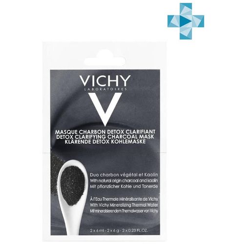 VICHY MINERAL МАСКА-ДЕТОКС Д/ЛИЦА ДРЕВЕСНЫЙ УГОЛЬ КОСМЕТИЧЕСКАЯ МАСКА  6 МЛ №2