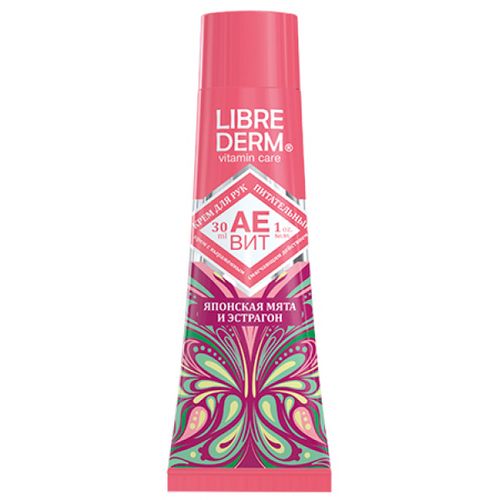 LIBREDERM АЕВИТ КРЕМ Д/РУК ПИТАТЕЛЬНЫЙ ЯПОНСКАЯ МЯТА/ЭСТРАГОН КОСМЕТИЧЕСКИЙ КРЕМ  30 МЛ №1