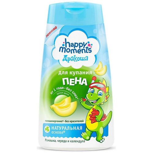 HAPPY MOMENTS ДРАКОША ПЕНА Д/ВАНН ПЕНА ДЛЯ ВАНН ДЕТСКАЯ 250 МЛ №1