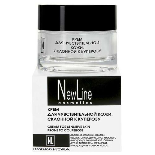 КОРА NEW LINE КРЕМ ДЛЯ ЧУВСТВИТЕЛЬНОЙ КОЖИ, СКЛОННОЙ К КУПЕРОЗУ КОСМЕТИЧЕСКИЙ КРЕМ 50 МЛ №1