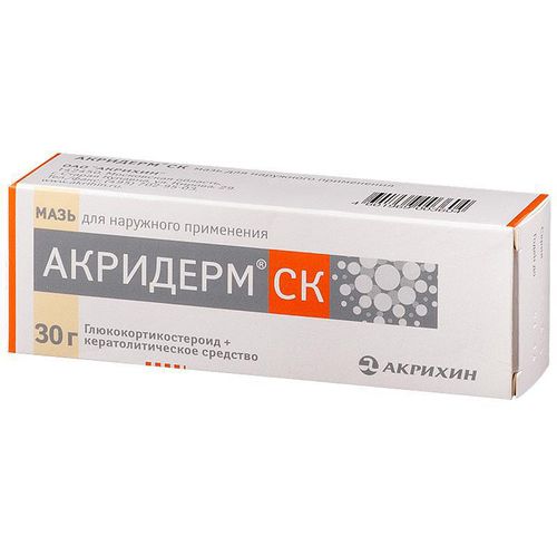АКРИДЕРМ СК МАЗЬ ДЛЯ НАРУЖНОГО ПРИМЕНЕНИЯ 0,05%+3% 30 Г №1