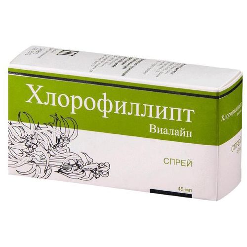 ХЛОРОФИЛЛИПТ ВИАЛАЙН СПРЕЙ СПРЕЙ ДЛЯ МЕСТНОГО И НАРУЖНОГО ПРИМЕНЕНИЯ 45 МЛ №1