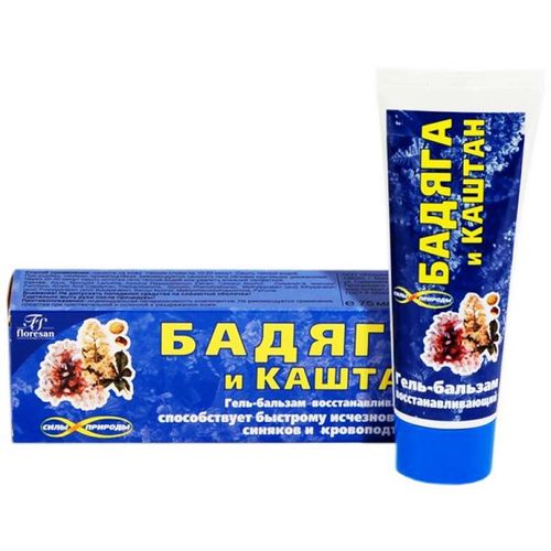 ФЛОРЕСАН СИЛЫ ПРИРОДЫ ГЕЛЬ-БАЛЬЗАМ ВОССТАНАВЛИВАЮЩИЙ БАДЯГА И КАШТАН (Ф-193) КОСМЕТИЧЕСКИЙ ГЕЛЬ 75 МЛ №1