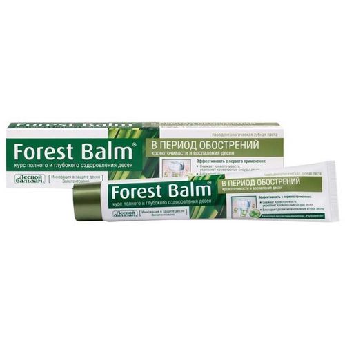 ЛЕСНОЙ БАЛЬЗАМ ЗУБН ПАСТА FOREST BALM В ПЕРИОД ОБОСТРЕНИЙ П/КРОВОТОЧИВ/ВОСПАЛЕНИИ ДЕСЕН ЗУБНАЯ ПАСТА ДЛЯ ЗАЩИТЫ ДЕСЕН 75 Г №1
