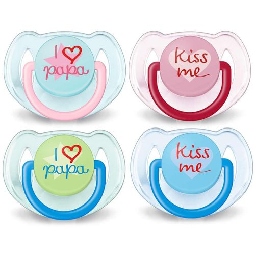 PHILIPS AVENT ПУСТЫШКА СИЛИКОНОВAЯ I LOVE PAPA 6-18 МЕС 86177 ПУСТЫШКА   №2