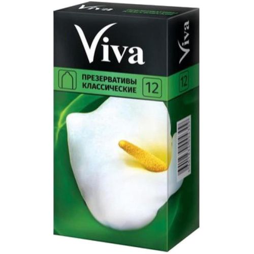 VIVA ПРЕЗЕРВАТИВЫ КЛАССИЧЕСКИЕ ПРЕЗЕРВАТИВ    №12