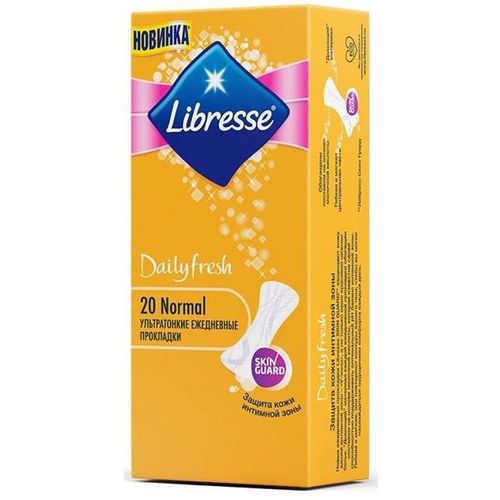 LIBRESSE ПРОКЛАДКИ ЕЖЕДН DAILYFRESH НОРМАЛ ПЛЮС ПРОКЛАДКИ ЖЕНСКИЕ ГИГИЕНИЧЕСКИЕ ЕЖЕДНЕВНЫЕ №20