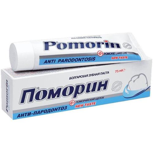 ПОМОРИН З/ПАСТА АНТИ-ПАРОДОНТОЗ 10% ПОМОРСКИЙ ЩЕЛОК ЗУБНАЯ ПАСТА ДЛЯ ЗАЩИТЫ ДЕСЕН 75 МЛ №1