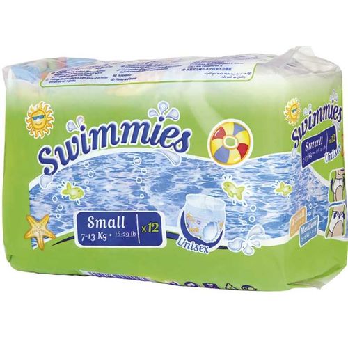 SWIMMIES ТРУСИКИ-ПОДГУЗНИКИ Д/ПЛАВАНИЯ S (7-13КГ) ПОДГУЗНИКИ ДЕТСКИЕ-ТРУСЫ №12