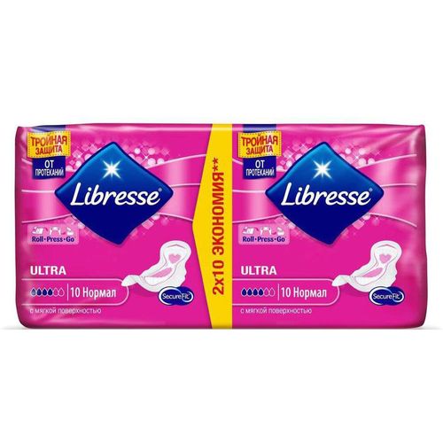 LIBRESSE ПРОКЛАДКИ ULTRA NORMAL SOFT ПРОКЛАДКИ ЖЕНСКИЕ ГИГИЕНИЧЕСКИЕ MAXI №20