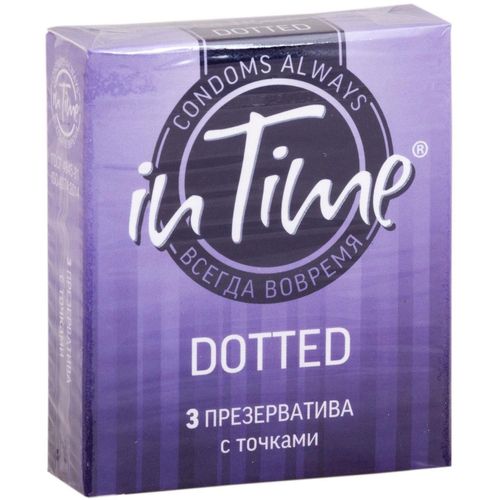 IN TIME DOTTED ПРЕЗЕРВАТИВЫ С ТОЧКАМИ ПРЕЗЕРВАТИВ    №3
