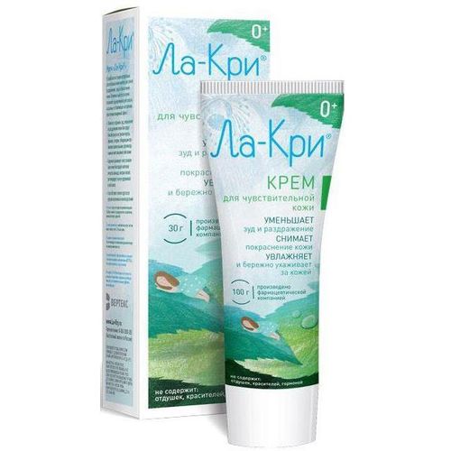 ЛА-КРИ КРЕМ Д/ЧУВСТВИТЕЛЬНОЙ КОЖИ КОСМЕТИЧЕСКИЙ КРЕМ 30 Г №1