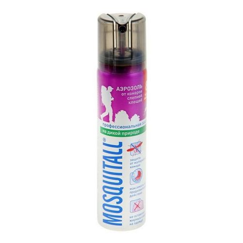 MOSQUITALL ПРОФЕССИОНАЛЬНАЯ ЗАЩИТА АЭРОЗОЛЬ ОТ МОШКИ И ГНУСА АЭРОЗОЛЬ [РЕПЕЛЛЕНТНЫЙ] 75 МЛ №1