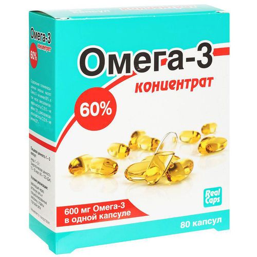 ОМЕГА 3 КОНЦЕНТРАТ 60% КАПСУЛЫ 1000 МГ №80
