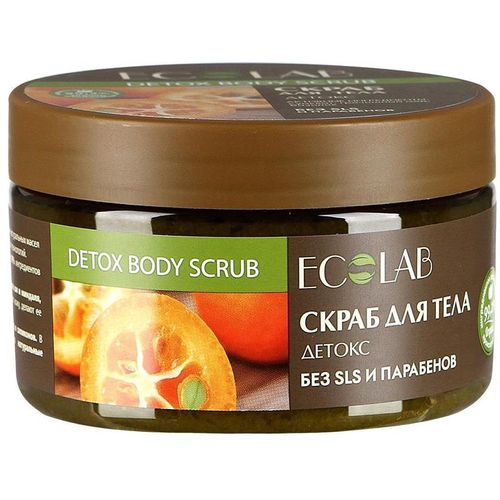 ECOLAB СКРАБ Д/ТЕЛА САХАРНЫЙ ДЕТОКС КОСМЕТИЧЕСКИЙ СКРАБ 250 Г №1