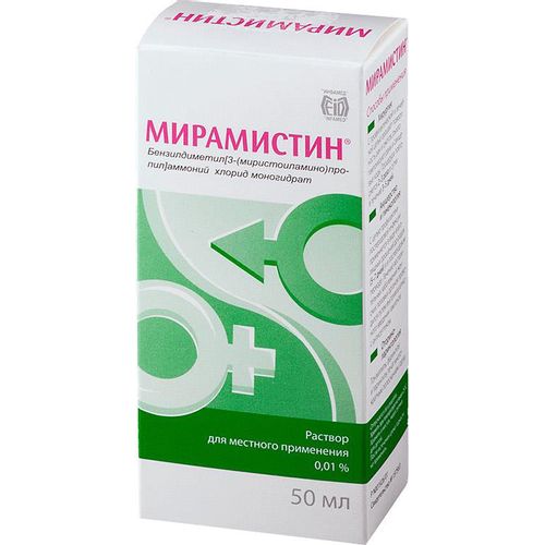 МИРАМИСТИН НАСАДКА ГИНЕКОЛОГИЧЕСКАЯ РАСТВОР ДЛЯ МЕСТНОГО ПРИМЕНЕНИЯ 0,01% 50 МЛ №1