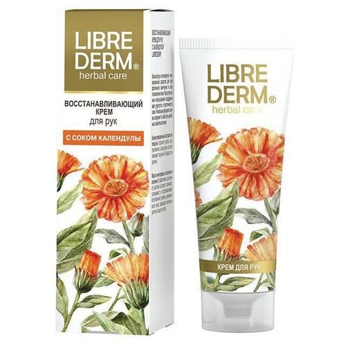 LIBREDERM HERBAL CARE КРЕМ Д/РУК ВОССТАНАВЛИВАЮЩИЙ С КАЛЕНДУЛОЙ КРЕМ ДЛЯ РУК И НОГТЕЙ  75 МЛ №1