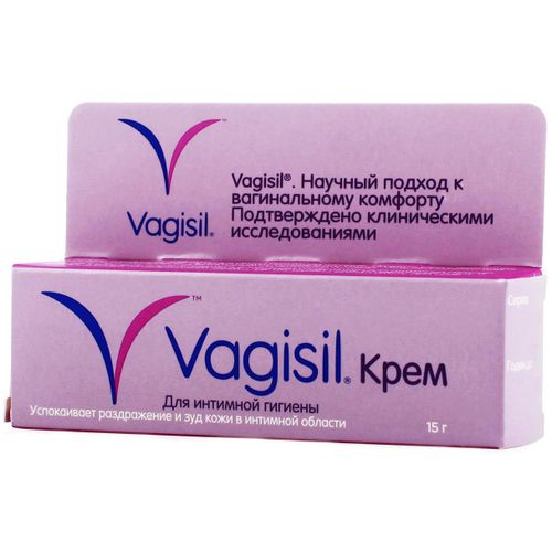 ВАГИСИЛ КРЕМ Д/ИНТИМНОЙ ГИГИЕНЫ П/ЗУДА КОСМЕТИЧЕСКИЙ КРЕМ 15 Г №1
