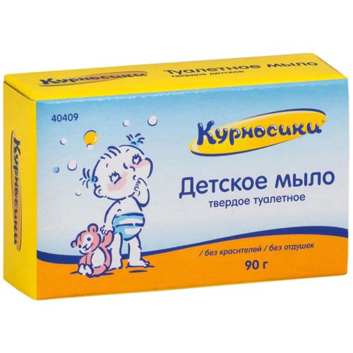 КУРНОСИКИ КРЕМ-МЫЛО С КОЗЬИМ МОЛОКОМ Д/ЧУВСТВИТ КОЖИ МЫЛО 90 Г №1