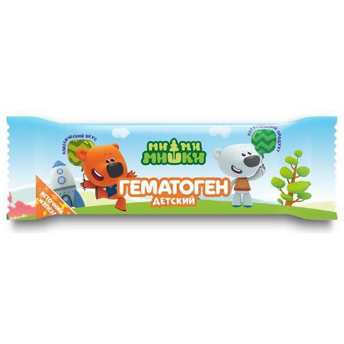 МИ-МИ-МИШКИ ГЕМАТОГЕН ДЕТСКИЙ ПЛИТКА 40 Г №1