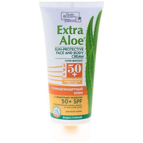 EXTRA ALOE КРЕМ СОЛНЦЕЗАЩИТНЫЙ ВОДОСТ Д/ВСЕЙ СЕМЬИ SPF50 КРЕМ 100 МЛ №1