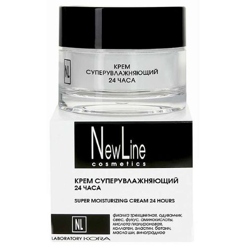 КОРА NEW LINE КРЕМ СУПЕРУВЛАЖНЯЮЩИЙ 24 ЧАСА КРЕМ ДЛЯ ЛИЦА И ШЕИ 50 МЛ №1