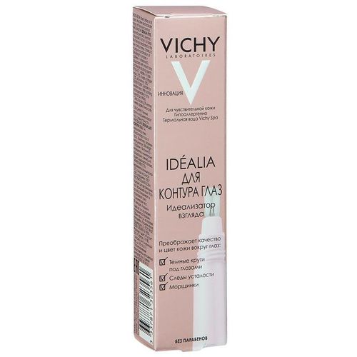 VICHY IDEALIA КРЕМ-ИДЕАЛИЗАТОР Д/КОНТУРА ГЛАЗ КОСМЕТИЧЕСКИЙ КРЕМ  15 МЛ №1