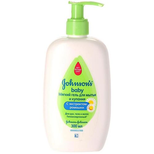 JOHNSONS ГЕЛЬ МЯГКИЙ ДЛЯ МЫТЬЯ И КУПАНИЯ С ЭКСТРАКТОМ РОМАШКИ ГЕЛЬ ДЛЯ ДУША 300 МЛ №1