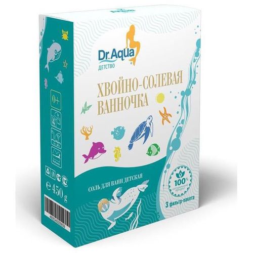 DR.AQUA ДОКТОР АКВА СОЛЬ ДЕТСКАЯ ХВОЙНО-СОЛЕВАЯ ВАННОЧКА КЕДР, ПИХТА, СОСНА КОСМЕТИЧЕСКИЕ СРЕДСТВА ДЛЯ РАСТВОРЕНИЯ 450 Г №1