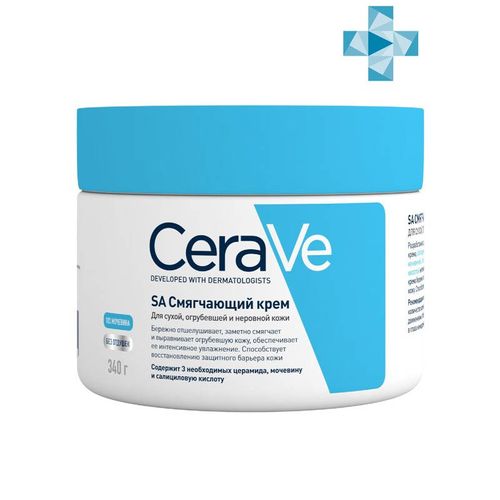 CERAVE SA СМЯГЧАЮЩ КРЕМ Д/СУХОЙ/ОГРУБЕВШЕЙ/НЕРОВНОЙ КОЖИ КОСМЕТИЧЕСКИЙ КРЕМ  340 Г №1