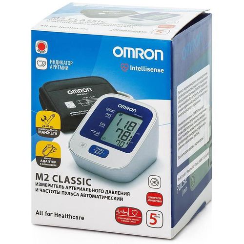 ТОНОМЕТР АВТОМАТИЧЕСКИЙ OMRON M2 CLASSIC (С УНИВЕРСАЛЬНОЙ МАНЖЕТОЙ И АДАПТЕРОМ) ТОНОМЕТР АВТОМАТИЧЕСКИЙ №1