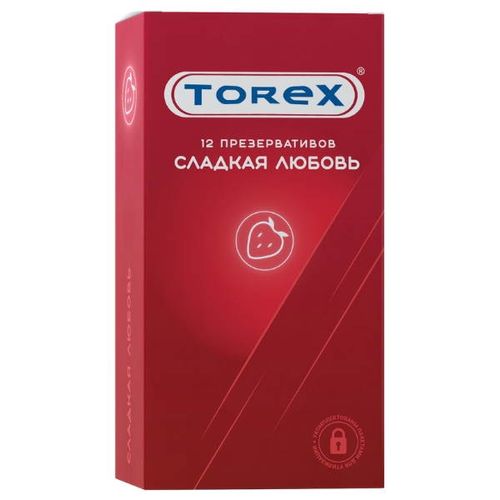 TOREX ПРЕЗЕРВАТИВЫ СЛАДКАЯ ЛЮБОВЬ ПРЕЗЕРВАТИВ    №12