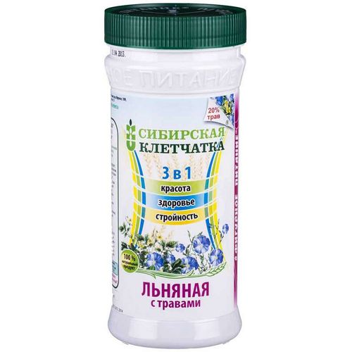 СИБИРСКАЯ КЛЕТЧАТКА КОРЗИНА ЗДОРОВЬЯ ГРАНУЛЫ  280 Г №1