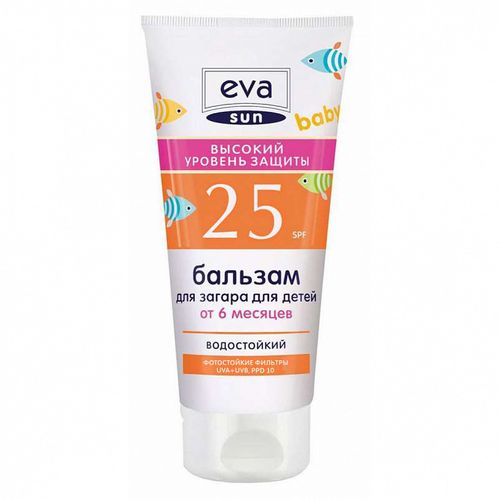EVA SUN БАЛЬЗАМ Д/ЗАГАРА ДЕТСКИЙ SFP 25 БАЛЬЗАМ ДЕТСКИЙ 150 МЛ №1