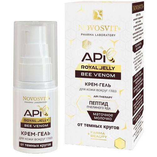 NOVOSVIT ROYAL JELLY BEE VENOM КРЕМ-ГЕЛЬ Д/КОЖИ ВОКРУГ ГЛАЗ КРЕМ ДЛЯ ВЕК 30 МЛ №1