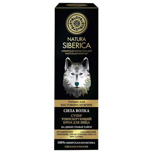 NATURA SIBERICA MEN КРЕМ ДЛЯ ЛИЦА СУПЕР ТОНИЗИРУЮЩИЙ СИЛА ВОЛКА КРЕМ ДЛЯ ЛИЦА 50 МЛ №1