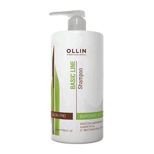 OLLIN BASIC LINE КОНДИЦИОНЕР Д/ВОЛОС ВОССТАНАВЛИВАЮЩИЙ С ЭКСТРАКТОМ РЕПЕЙНИКА КОСМЕТИЧЕСКИЙ КОНДИЦИОНЕР 750 МЛ №1