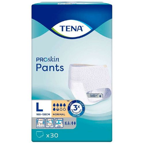 TENA PANTS NORMAL ПОДГУЗНИКИ-ТРУСЫ Д/ВЗР L ПОДГУЗНИКИ-ТРУСЫ УРОЛОГИЧЕСКИЕ   №30