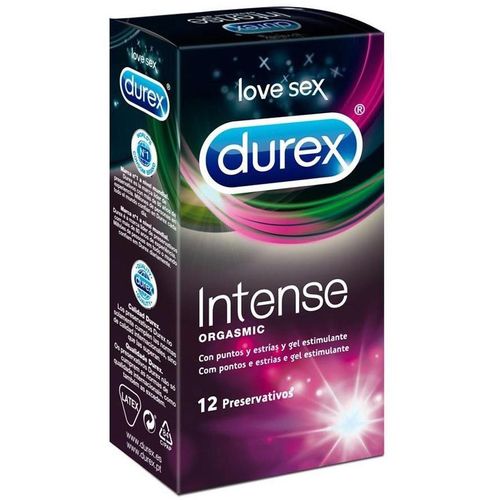 DUREX ПРЕЗЕРВАТИВЫ INTENSE ORGASMIC (РЕЛЬЕФНЫЕ) ПРЕЗЕРВАТИВ    №12