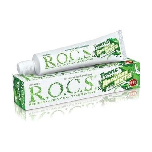 ROCS TEENS (8-18 ЛЕТ) ЗУБ ПАСТА ДВОЙНАЯ МЯТА ЗУБНАЯ ПАСТА ДЕТСКАЯ 74 Г №1