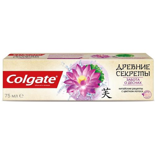 COLGATE ЗУБН ПАСТА ДРЕВНИЕ СЕКРЕТЫ ЗАБОТА О ДЕСНАХ ЗУБНАЯ ПАСТА ДЛЯ ЗАЩИТЫ ДЕСЕН 75 МЛ №1