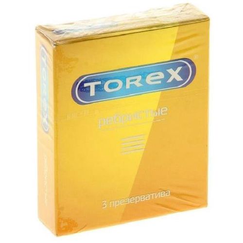 TOREX ПРЕЗЕРВАТИВЫ РЕБРИСТЫЕ ПРЕЗЕРВАТИВ    №3
